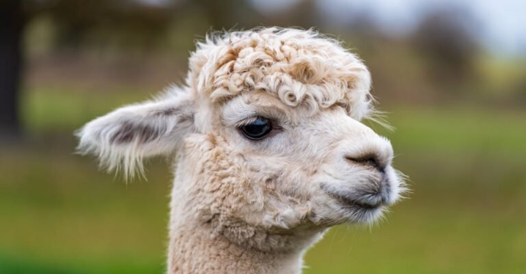 Alpaca names - A closeup of alpaca