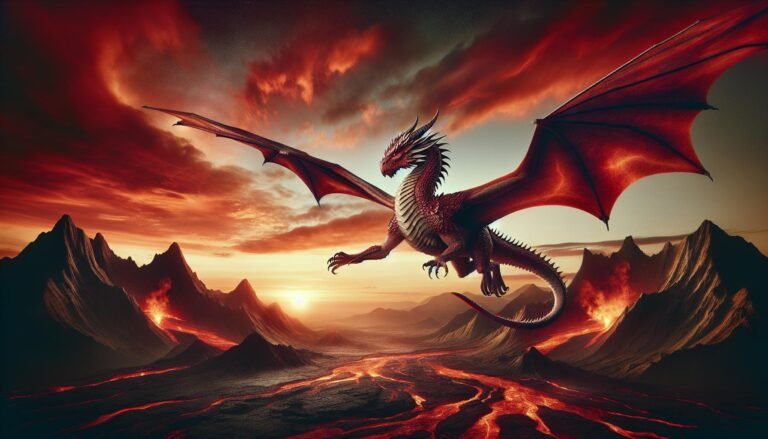 348 Fiery Red Dragon Names: From Myths to Fantasy Worlds