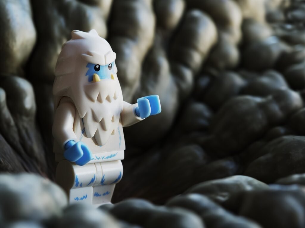 yeti, lego, monster