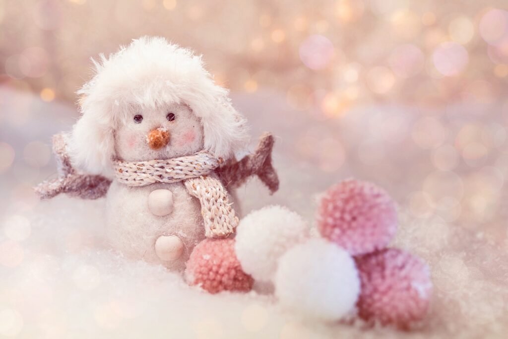 snowman, christmas, decoration