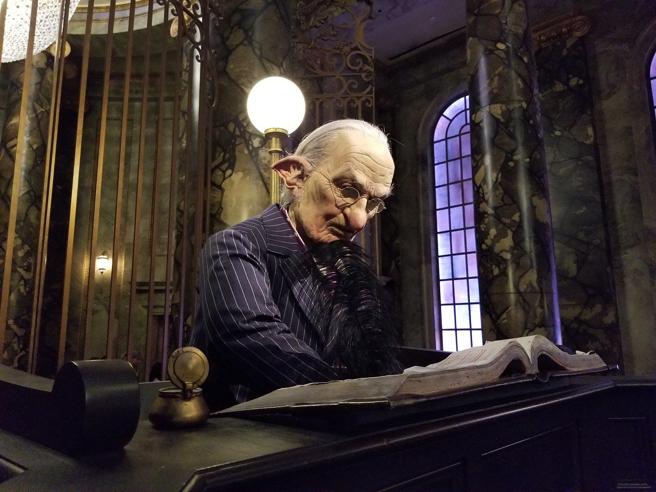 goblin, banker, universal studios